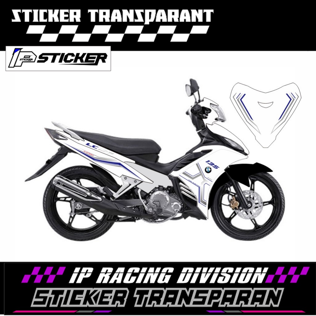 Jual STICKER STRIPING TRANSPARAN JUPITER MX NEW BMW SERIS STICKER