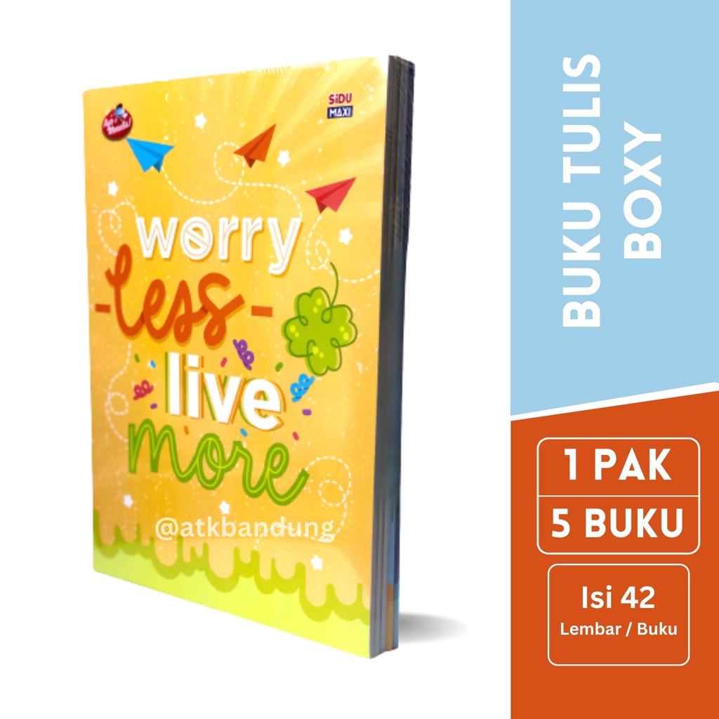 Jual Sinar Dunia Buku Tulis SIDU MAXI Big Boss Ukuran Boxy B5 42 Lembar