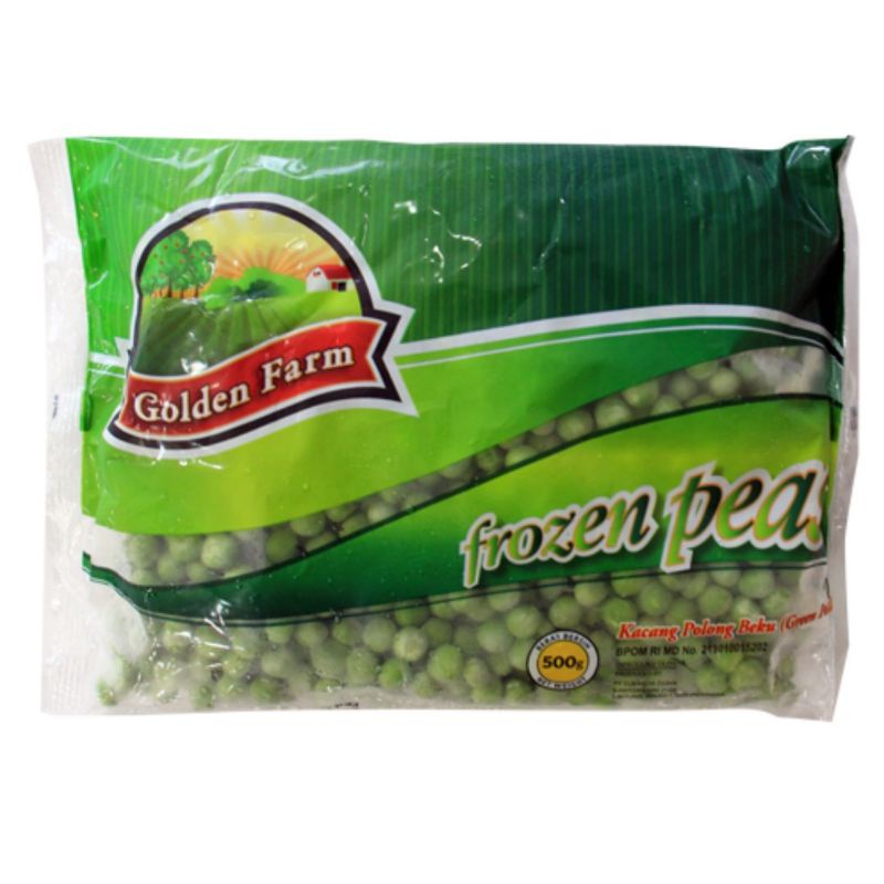 Jual GOLDEN FARM Frozen Peas Kacang Polong 500 Gr Shopee Indonesia