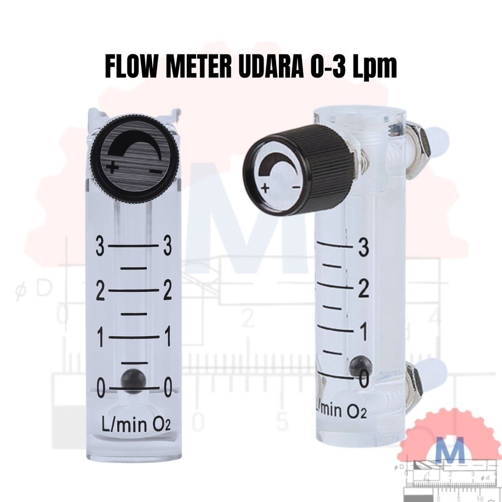 Jual Mch Flowmeter Oksigen Lpm Flow Meter Rotameter Udara Gas