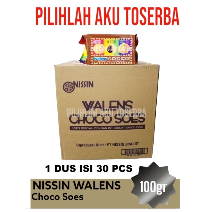 Jual Biskuit Nissin Walens Choco Soes Gr Harga Dus Isi Pcs