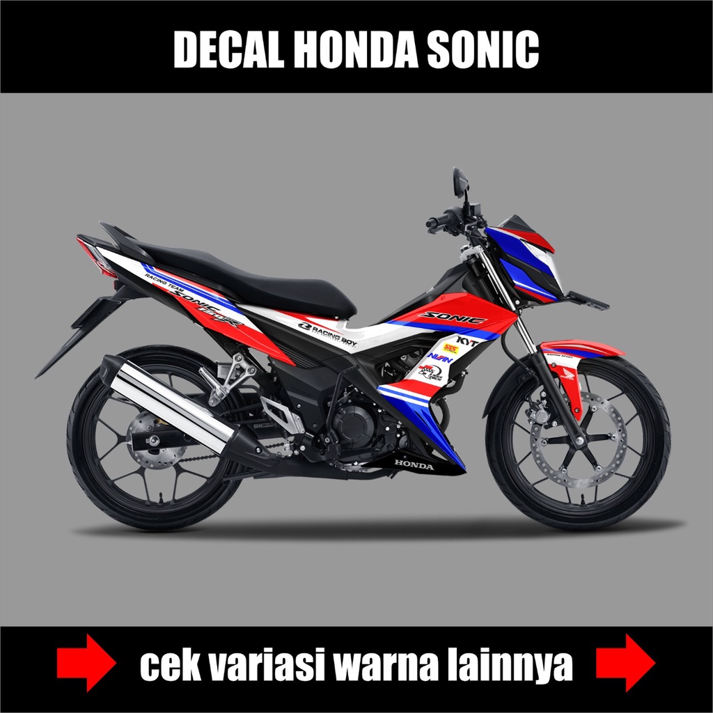 Jual Decal FullBody Honda Sonic 150 Racing Striping Stiker Motor