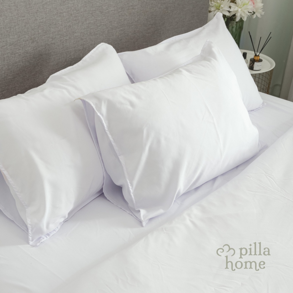 Jual SARUNG BANTAL Pilla Home Essential Pillow Case Aesthetic Polos