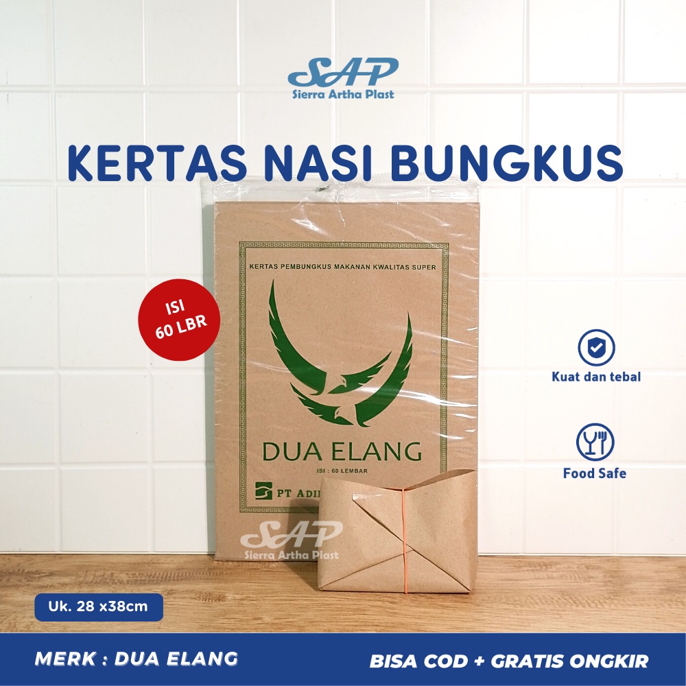 Jual Kertas Nasi Kertas Coklat Kertas Bungkus Nasi Kertas Nasi