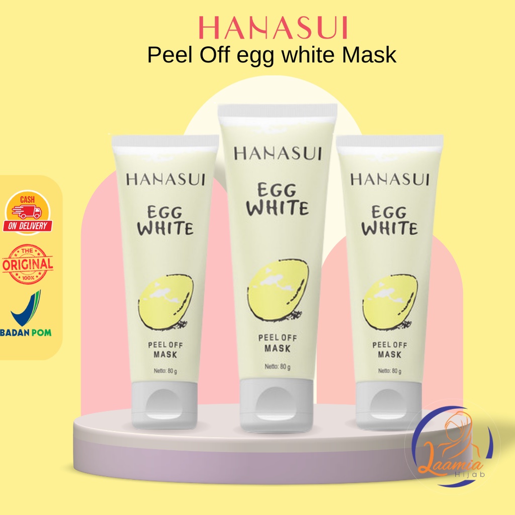 Jual Hanasui Peel Off Egg White Mask Masker Peeling Hanasui Shopee