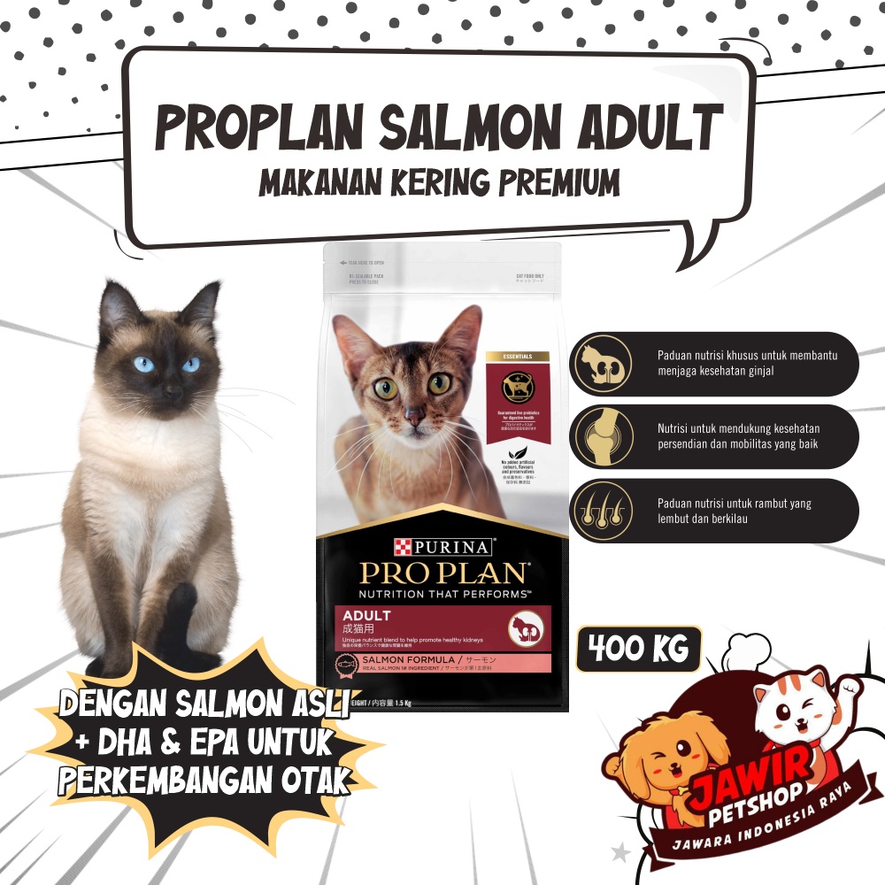 Jual Pro Plan Salmon Adult Gr Proplan Makanan Untuk Kucing Dewasa