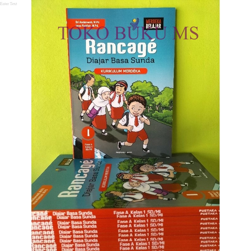 Jual Buku Basa Sunda Rancage Diajar Kurikulum Merdeka SD Kelas 1