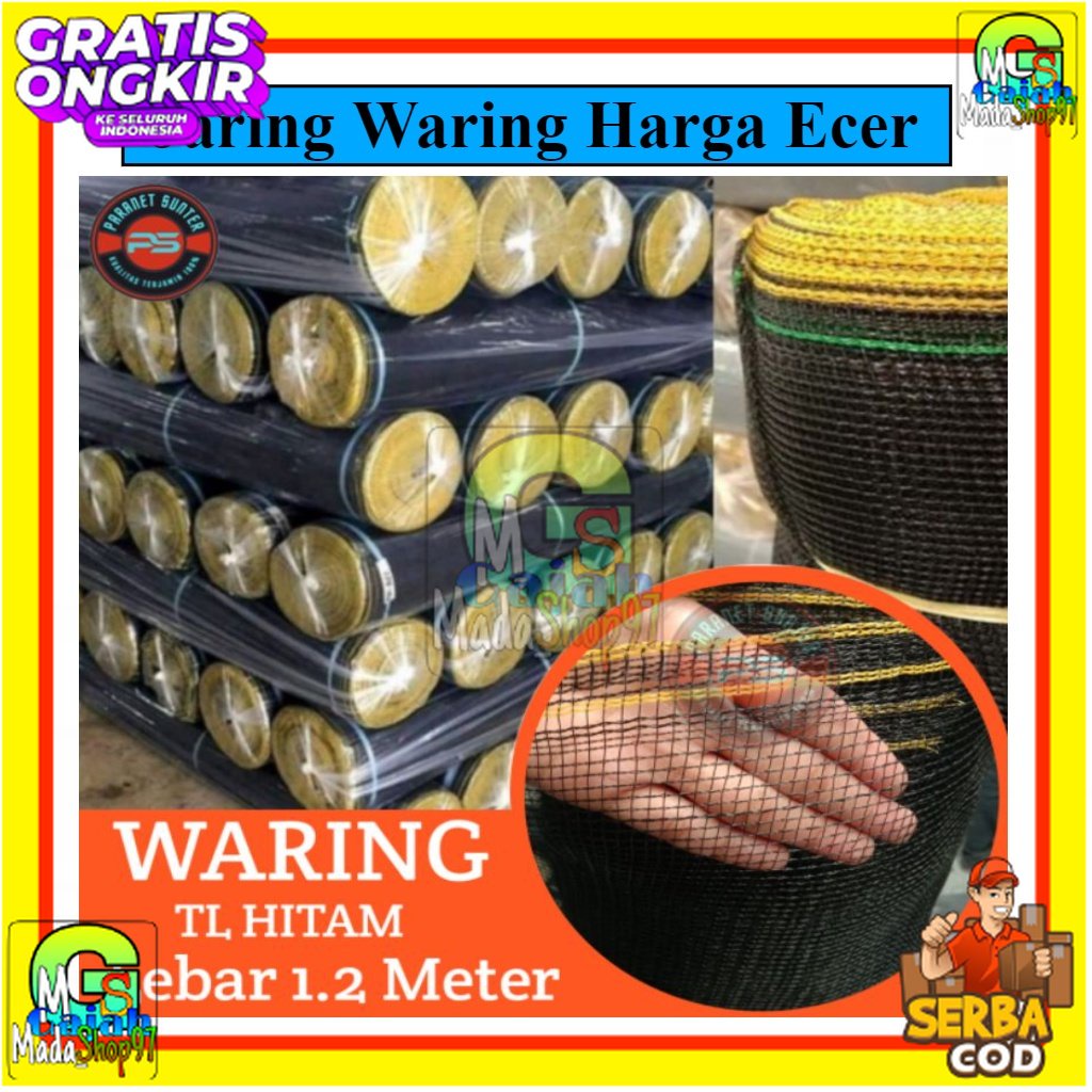 Jual Waring Jaring Pagar Tanaman Pagar Kebun Eceran Taman Ternak Dan