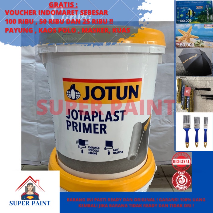 Jual Cat Dasar Tembok Interior Jotun Jotaplast Warna Putih Ukuran Kg