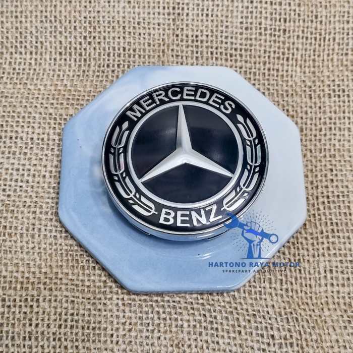 Jual Dop Roda Velg Mercedes Benz Mercy Emblem Classic Edition 75mm ORI