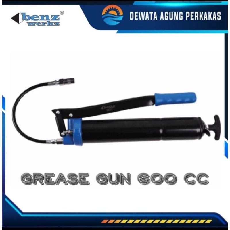 Jual Pompa Gemuk 600CC Grease Gun 600 ML Pompa Stempet 600 CC Benz