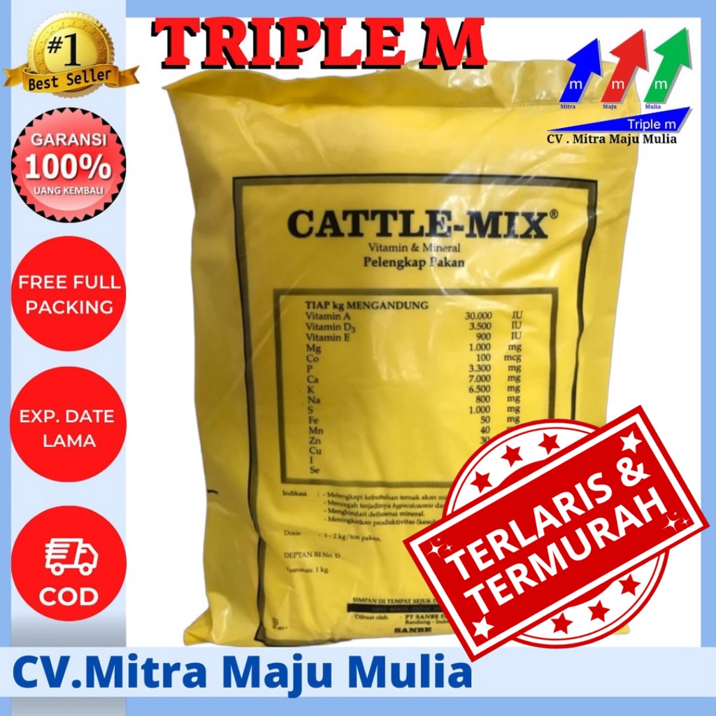 Jual Premix CattleMix Sanbe Cattle Mix Mineral Penggemukan Hewan Ternak