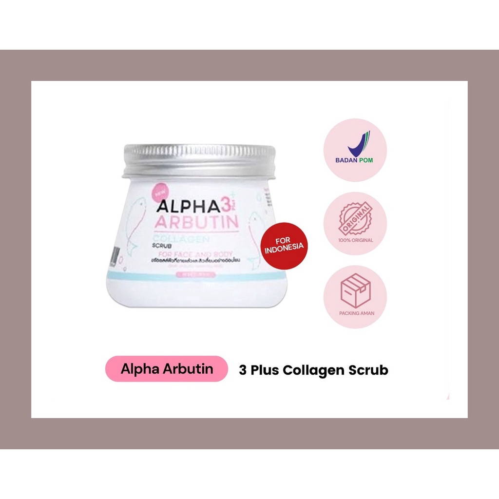 Jual Precious Skin Thailand Alpha Arbutin Plus Collagen Scrub Gr