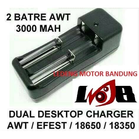 Jual Charger Desktop Double Battery Carger Destop Dual Baterai Vapor