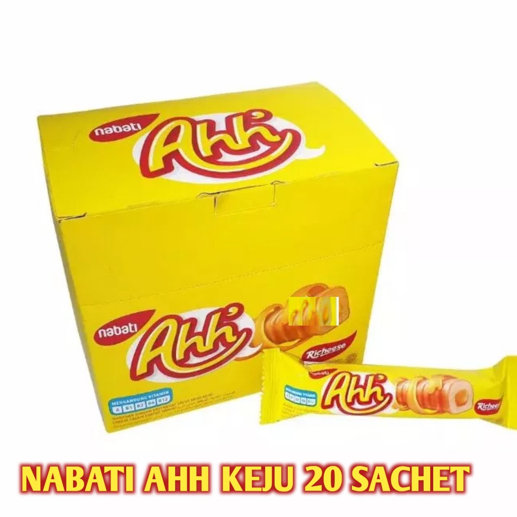 Jual Richeese Nabati Ahh Keju Isi Pcs Gr Harga Box Shopee