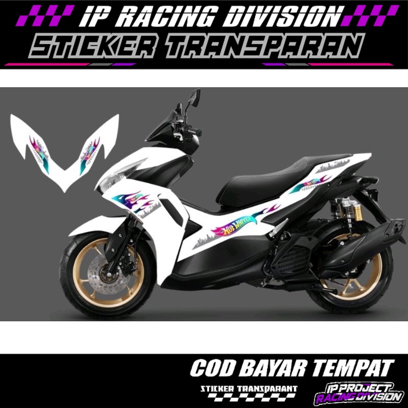 Jual STRIPPING YAMAHA NEW AEROX CONNECTED 155 HOTWHEELS FLAME API