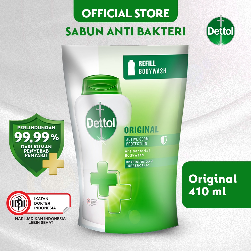 Jual Jakarta Dettol Sabun Mandi Cair Anti Bakteri Original 410 Gr