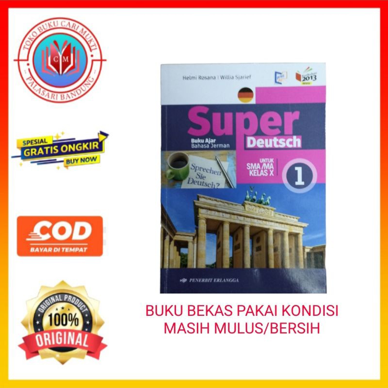 Jual Buku Super Deutsch Buku Ajar Bahasa Jerman Untuk Sma Ma Kelas X