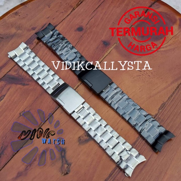 Jual NEW TALI STRAP JAM TANGAN RANTAI STAINLESS KUPING ANTI KARAT 18 20