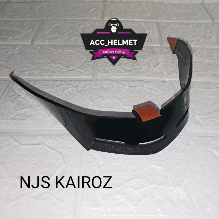 Jual Spoiler Helm NJS KAIROZ AKRILIK Clear Shopee Indonesia