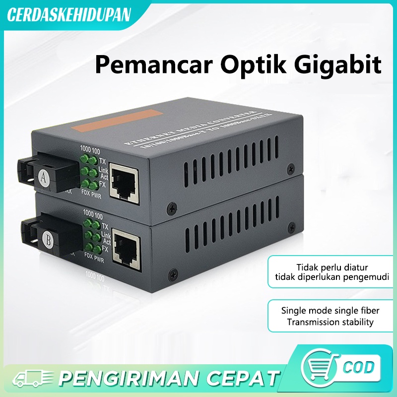 Jual Netlink Htb Fiber Optical Media Converter Rj Km M