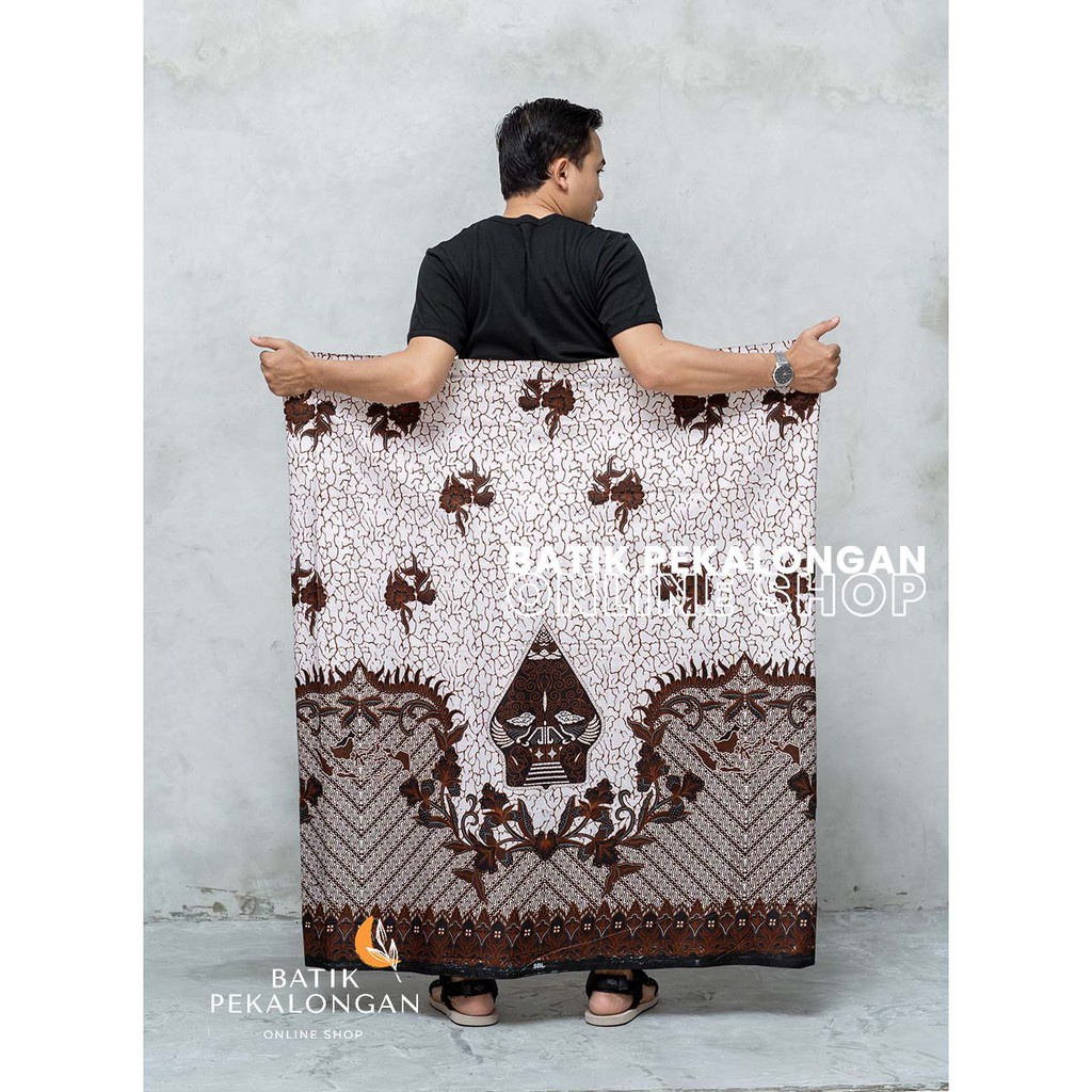 Jual Sarung Batik Pekalongan Dewasa Motif Jawa Wayang Gunungan Shopee