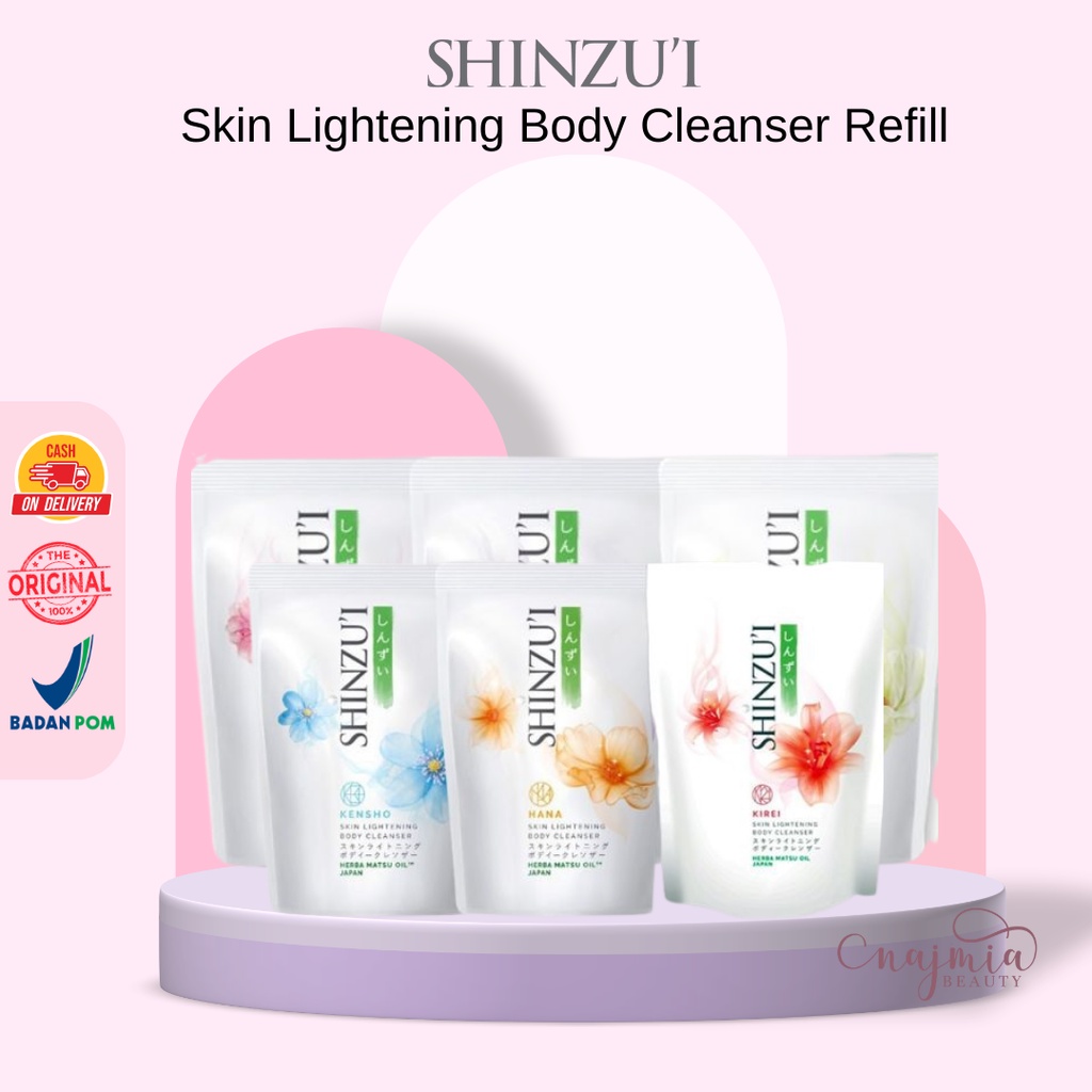 Jual Najmia Shinzu I Skin Lightening Body Cleanser Refill Sabun Cair