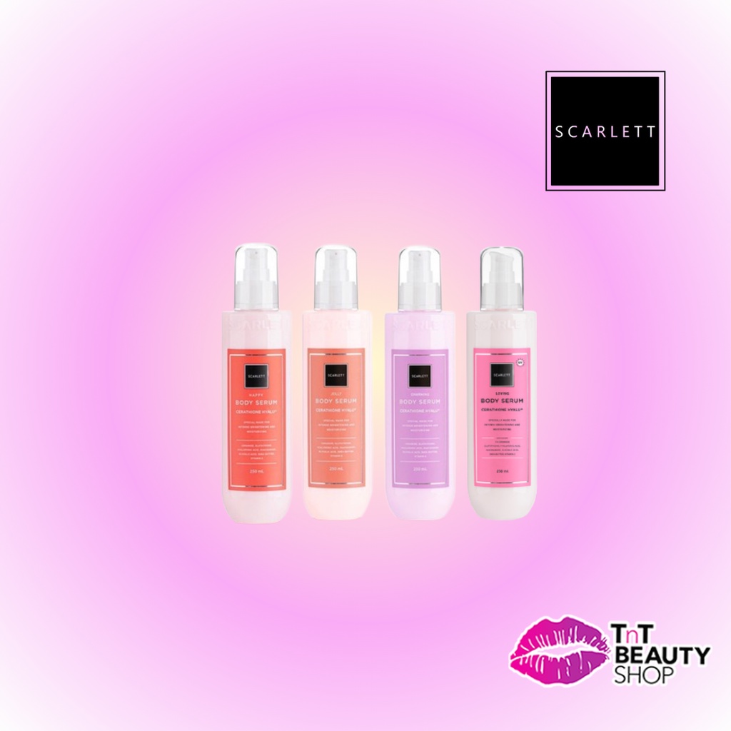 Jual Scarlett Whitening Body Serum Ml Charming Jolly Happy