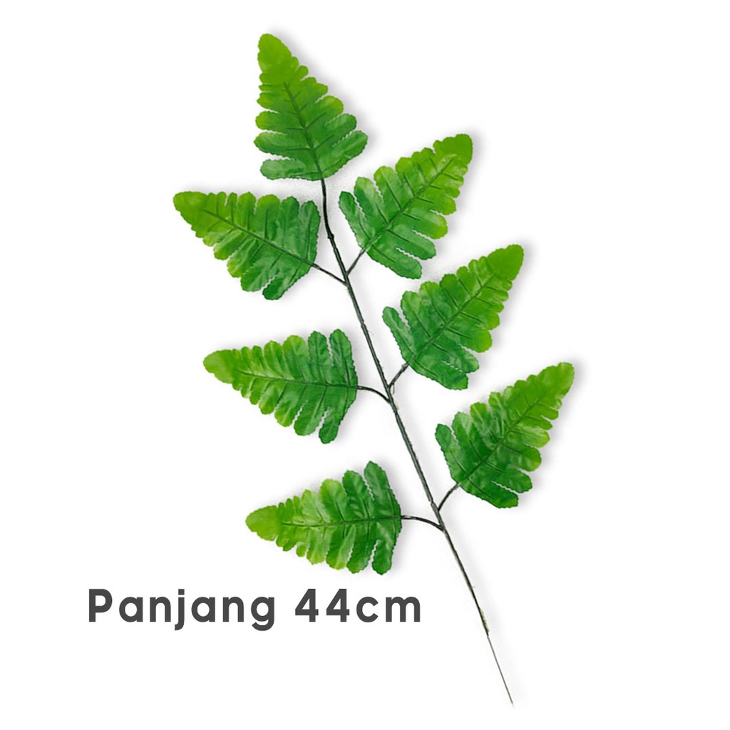 Jual DAUN DEKORASI PALEM PAKIS ARTIFICIAL PILLOW LEATHER FERN JANDA