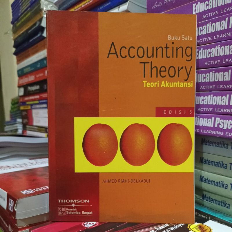 Jual Accounting Theory Teori Akuntansi Edisi Buku Ahmed Riahi