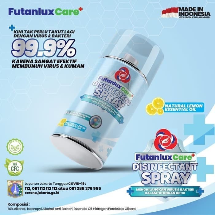 Jual Disinfectant Spray Funtalux 300ml Shopee Indonesia