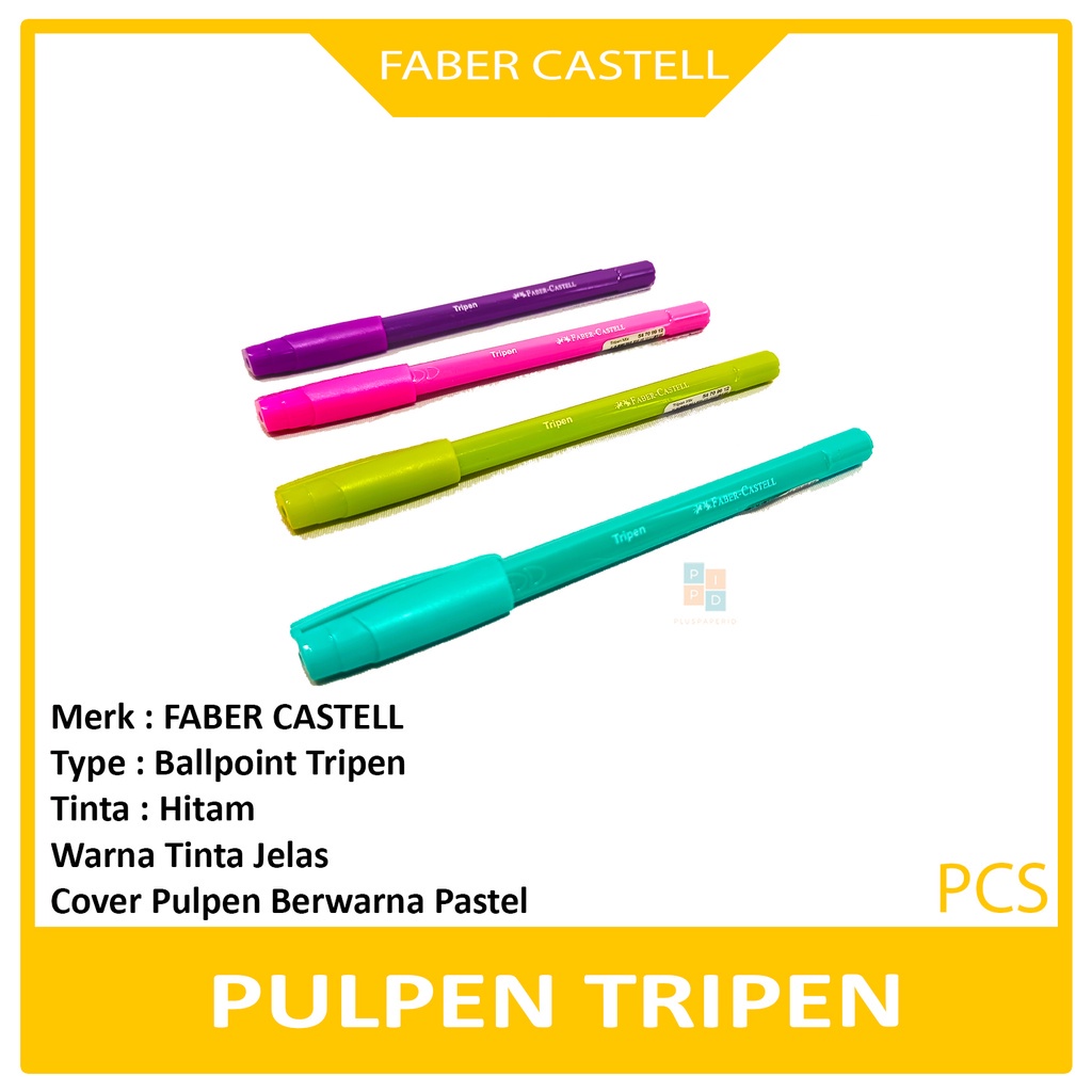 Jual Faber Castell Pulpen Tripen Black Inkbox Pcs Shopee Indonesia