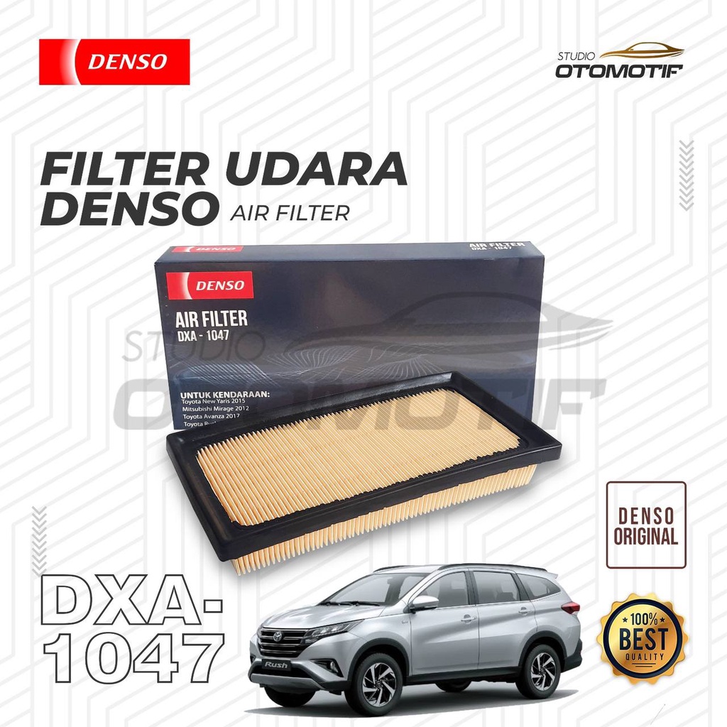 Jual FILTER UDARA ALL NEW RUSH TERIOS 2018 DENSO ORIGINAL DXA 1047 AIR