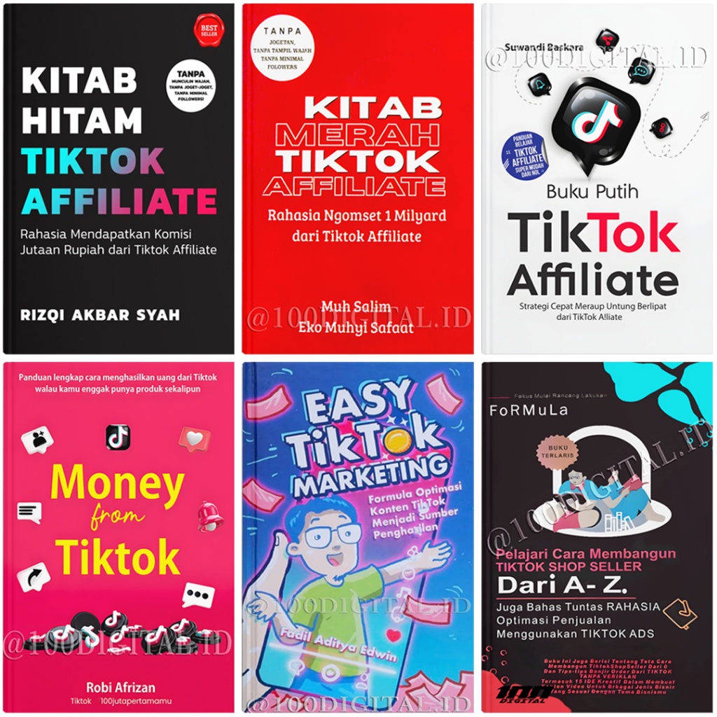 Jual Bundel LengkapTentang TIKTOK Easy TikTok Marketing Kitab Hitam