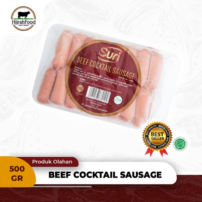 Jual Suri Sosis Sapi Breakfast Beef Cocktail Sausage Shopee Indonesia