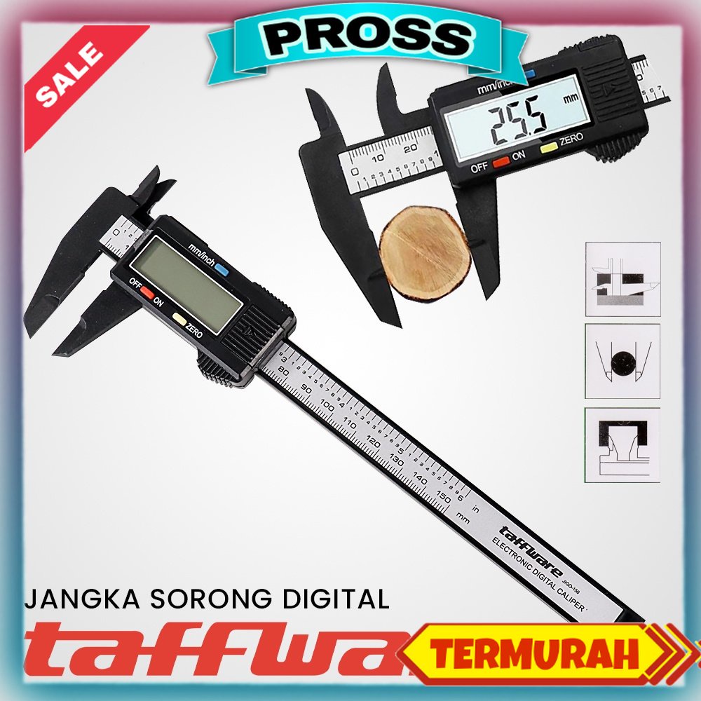 Jual Jangka Sorong Sketmat Sigmat Digital Vernier Caliper Murah Carbon