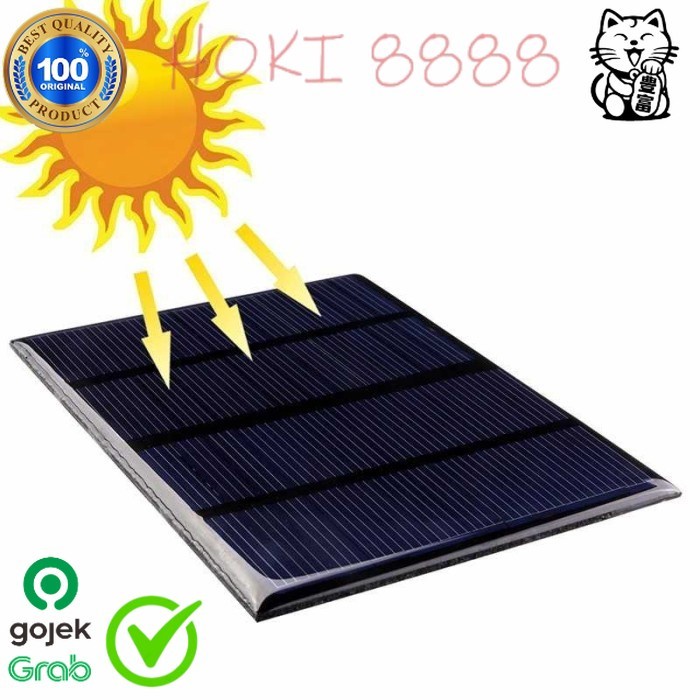 Jual Modul Solar Cell Solar Panel Surya Mini 12V 1 5W Polycrystalline