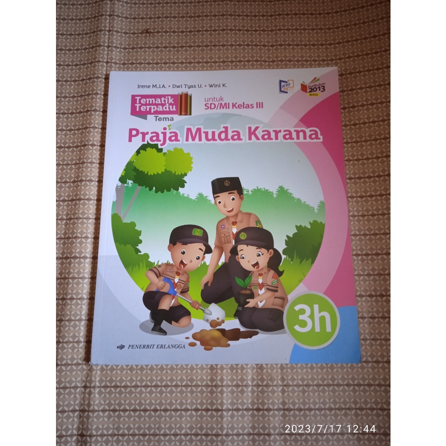 Jual Buku Tematik Terpadu Jilid H Untuk Sd Mi Kelas Shopee Indonesia