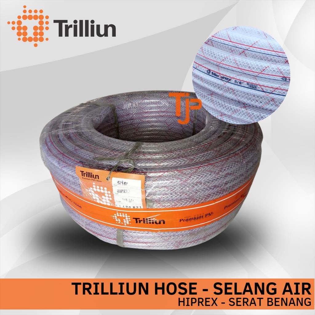 Jual TRILLIUN HOSE SELANG AIR HIPREX SERAT BENANG 3 4 50 Meter