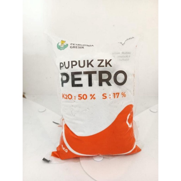 Jual Pupuk ZK PETRO Isi 1kg Kemasan Pabrik Petrokimia Gresik Shopee