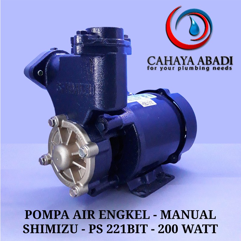 Jual Pompa Air Shimizu Ps Bit Watt Manual Pompa Aiar