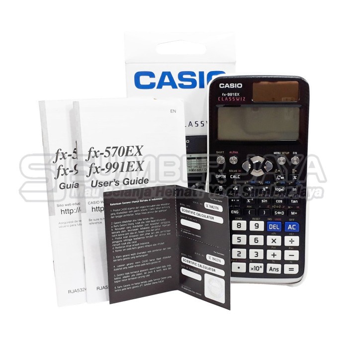 Jual Kalkulator Scientific Ilmiah Casio Fx Ex Fx Id Plus Fx