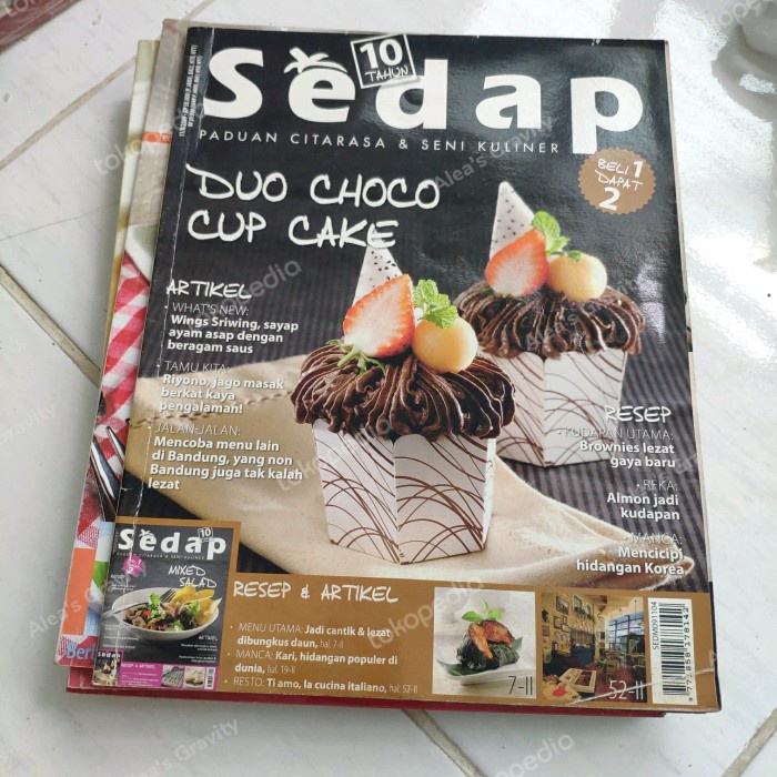 Jual Majalah Sedap Edisi Cake Grup 2 Shopee Indonesia