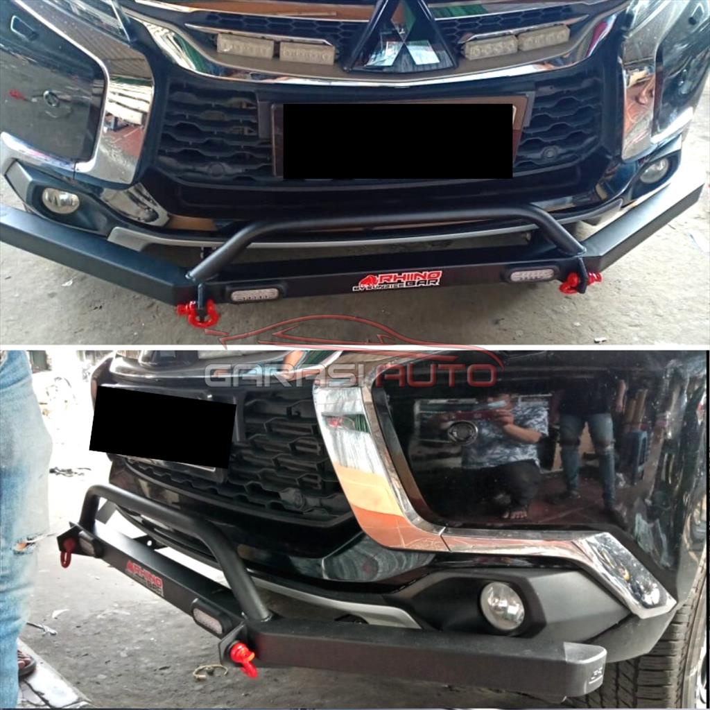 Jual Tanduk Depan Towing Bar Mobil All New Pajero Bumper Original Rhino