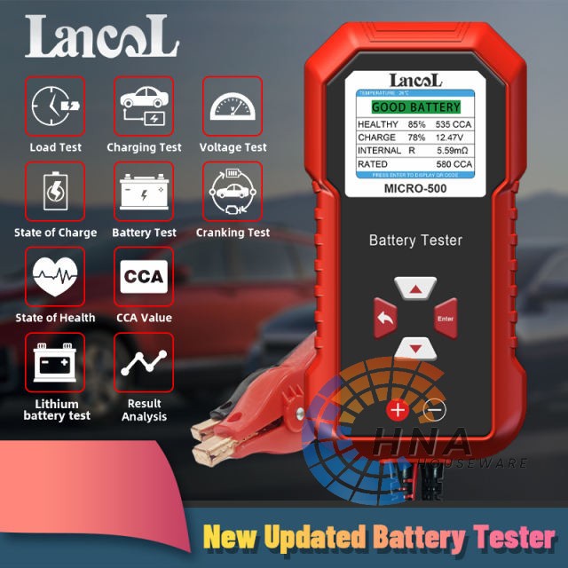 Jual Battery Tester Lancol Micro Alat Cek Aki Mobil Motor Accu