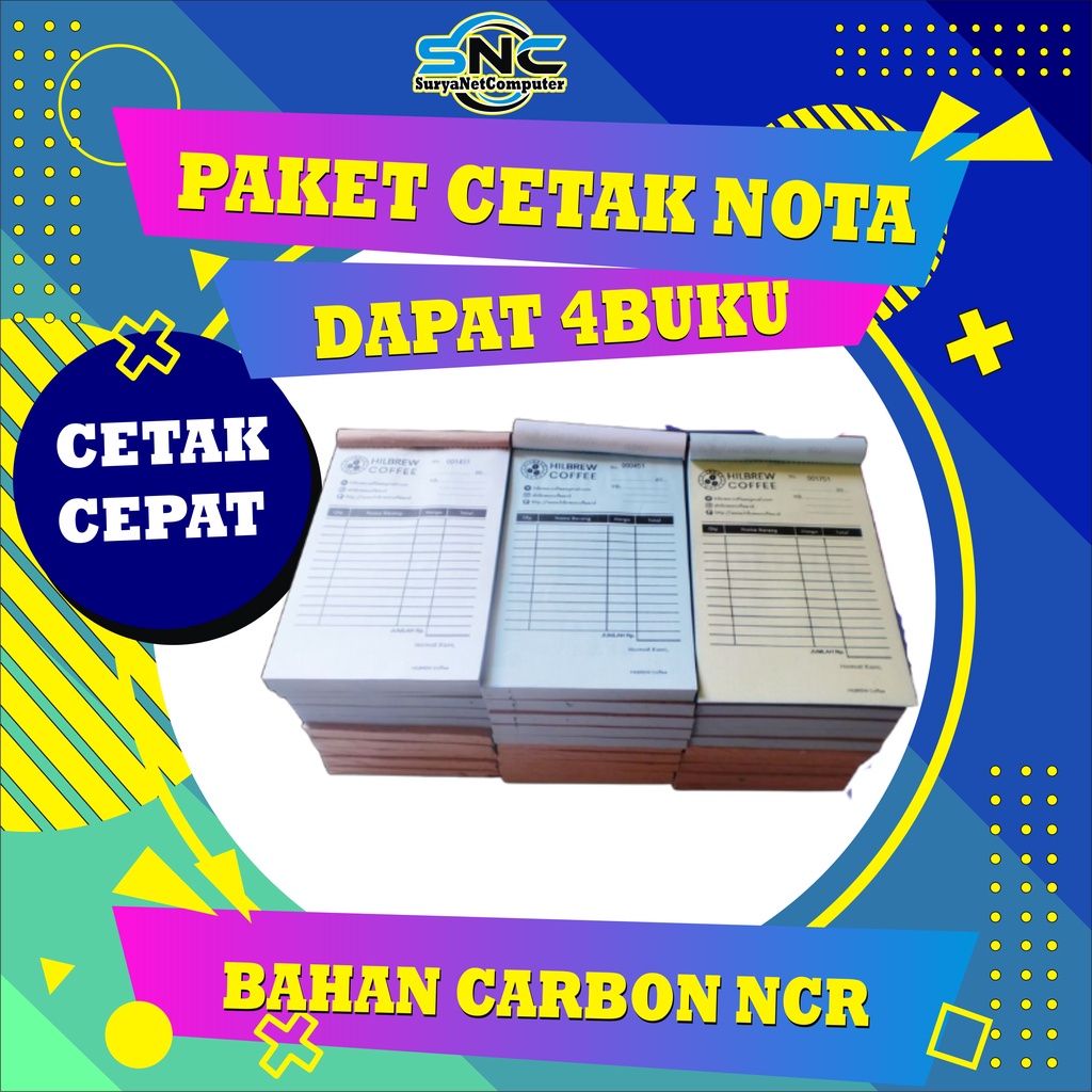 Jual Paket Nota Toko Custom Rangkap Ply Shopee Indonesia