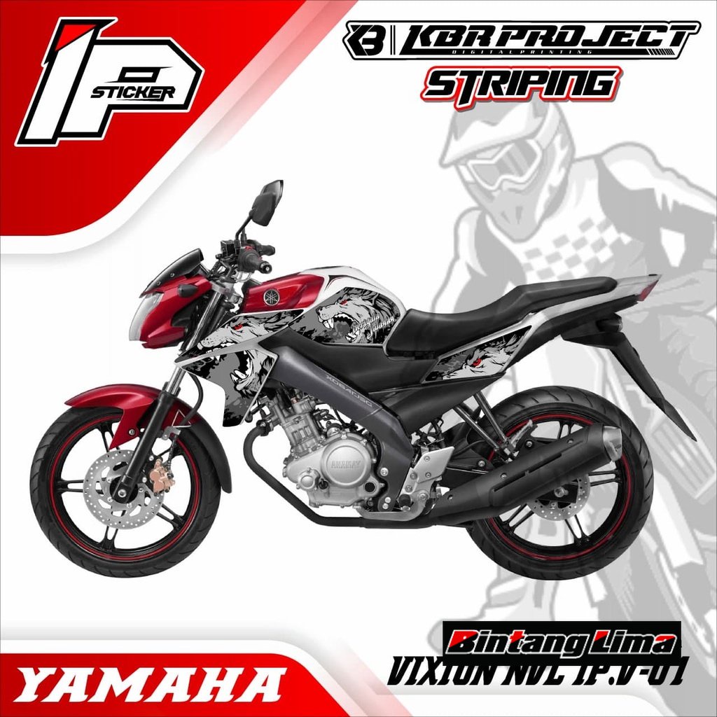 Jual VIXION NVL Striping VIXION NVL Motor YAMAHA Motor Sticker Variasi