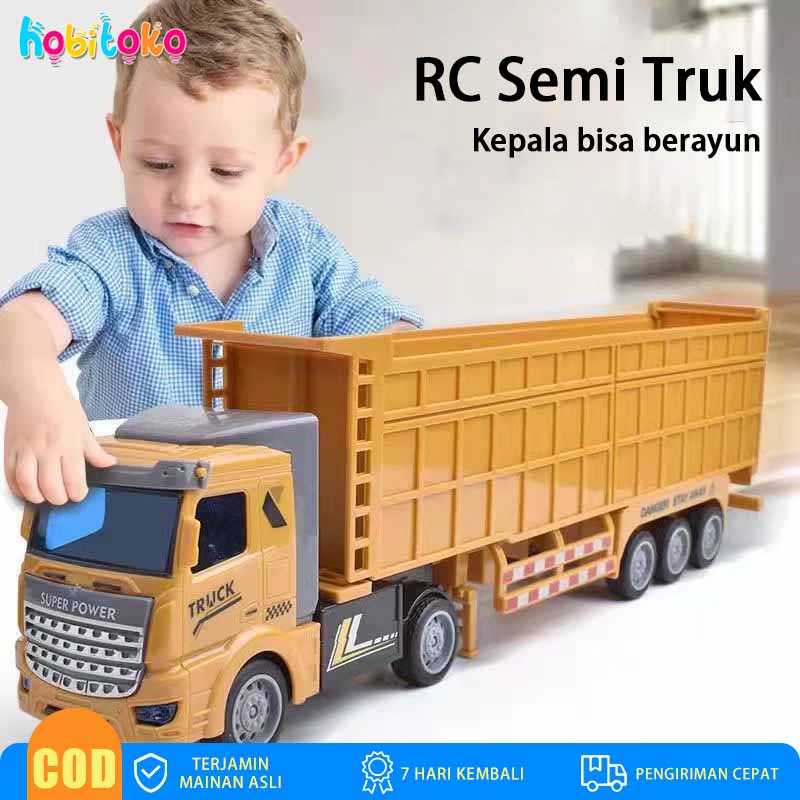 Jual CODRC Transport Truck RC Dump Truck Mainan Truk Remote Control