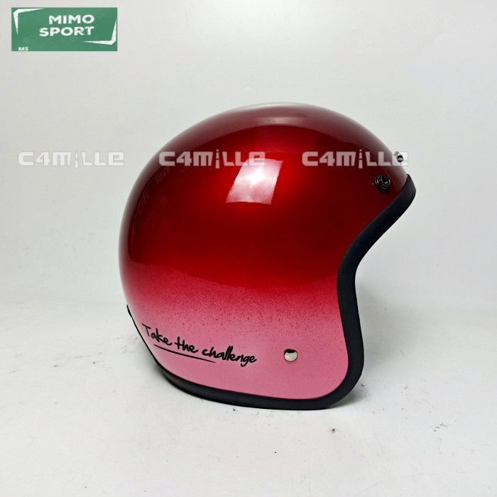 Jual Helm Helem Motor Pria Wanita Bogo Retro Klasik Dewasa Original Sni