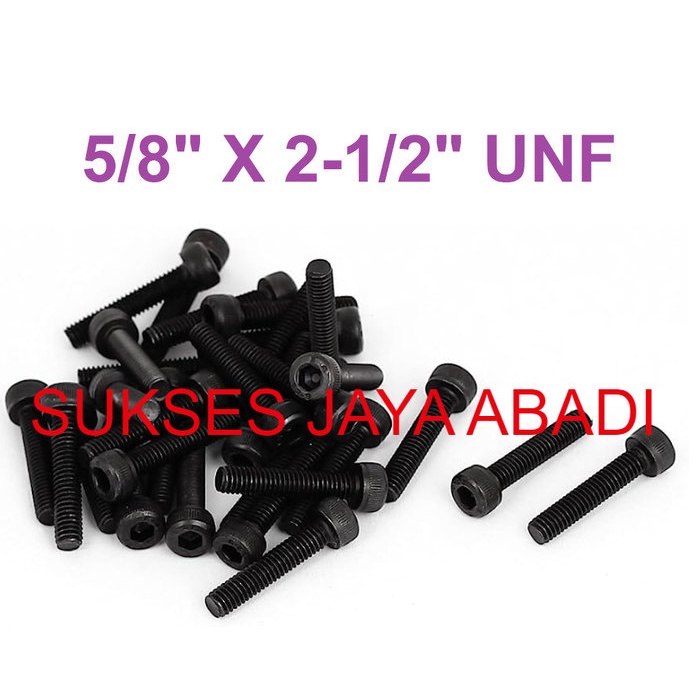 Jual Baut L Baja Hitam Grade Unf X Hex Socket Head Cap